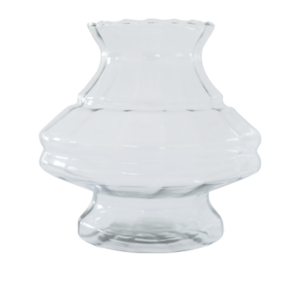 Ref. 878 Vaso Amarilis Pequeno Rigado