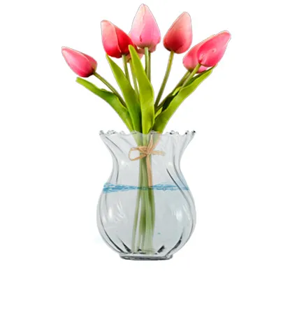 Ref. 711 Vaso Margarida Pequeno Rigado